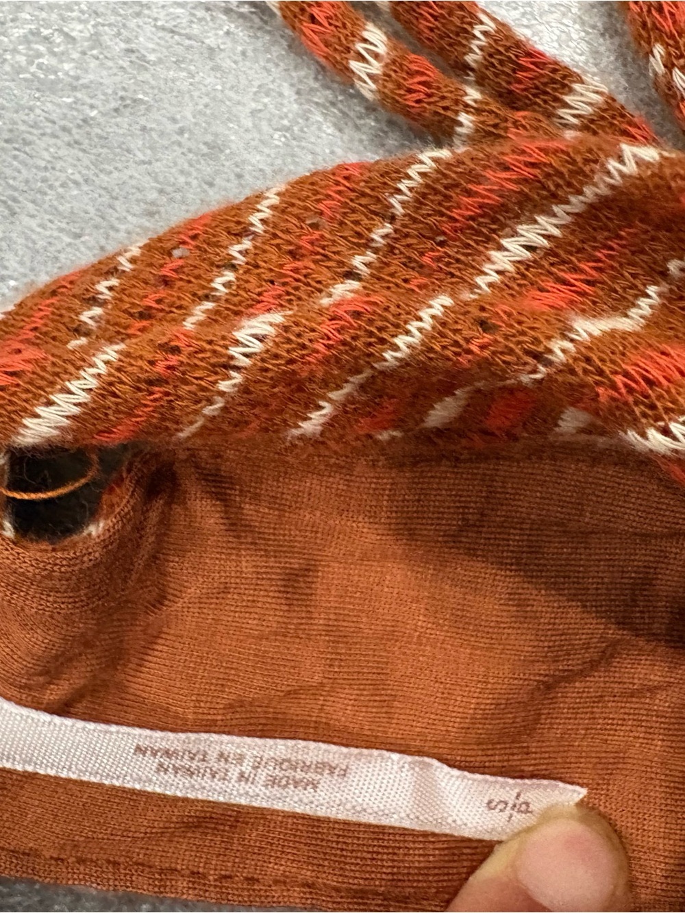 [S]Free People Frankie Sleeveless Striped Halter Maxi Dress in Rust Brown - Picture 5 of 10